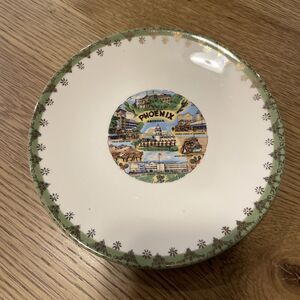 Vintage Souvenir Decorative Plate Phoenix Arizona 7.25”